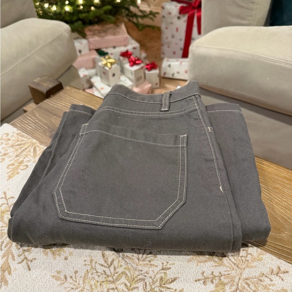 PacSun Denim - Pacsun Wide Leg Grey Cargo Jeans 2/26